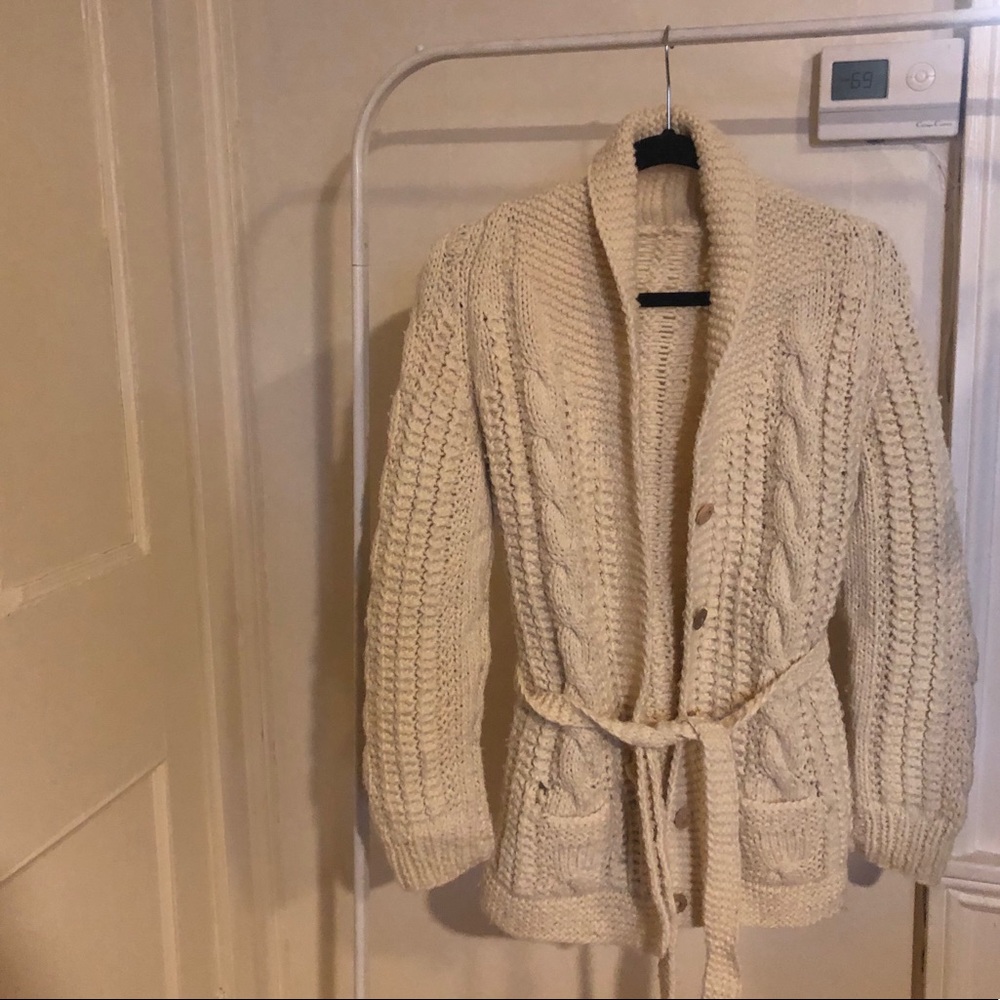 Vintage Irish Wool Cardigan